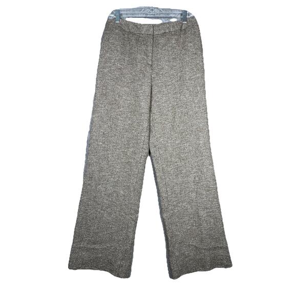 Lafayette‎ 148 Pants Womens 8 BrownTrouser Business Office Neutral Minimalist - Picture 1 of 10